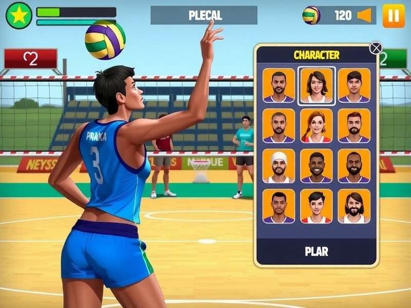 India Volleyball Fever character customization